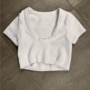 Alo cropped short sleeve